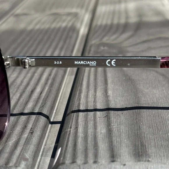 Guess by Merciano Crystal Accent Aviator Sunglasses - Picture 3 of 9